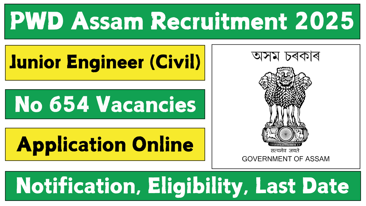 PWD Assam Recruitment 2025